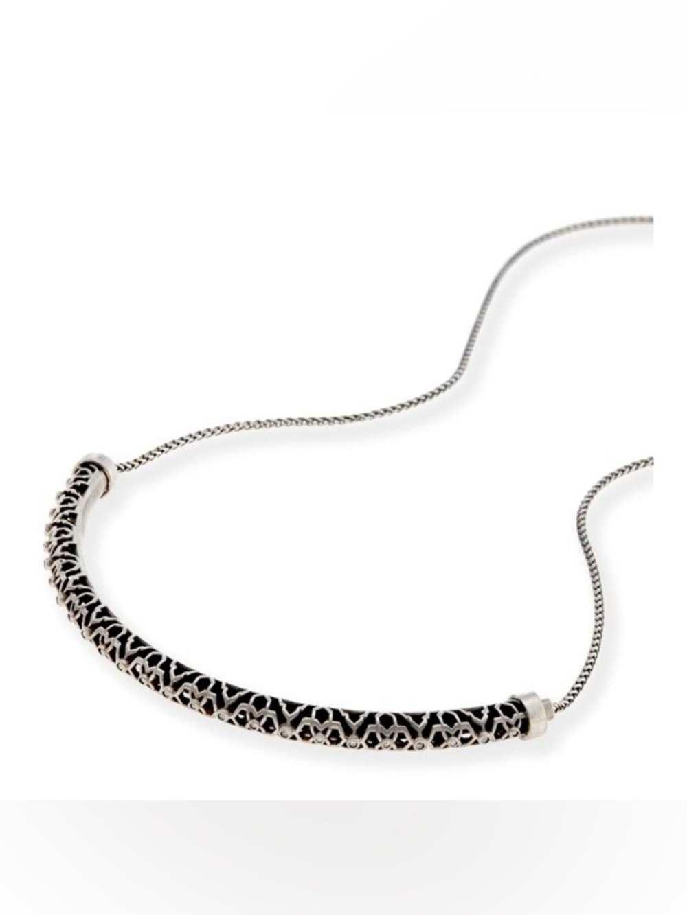 Kendra Scott Lucy Choker Necklace Antique Silver Adjustable